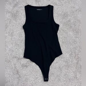 Abercrombie & Fitch Soft A&F Essentials Ribbed Tank Bodysuit XL